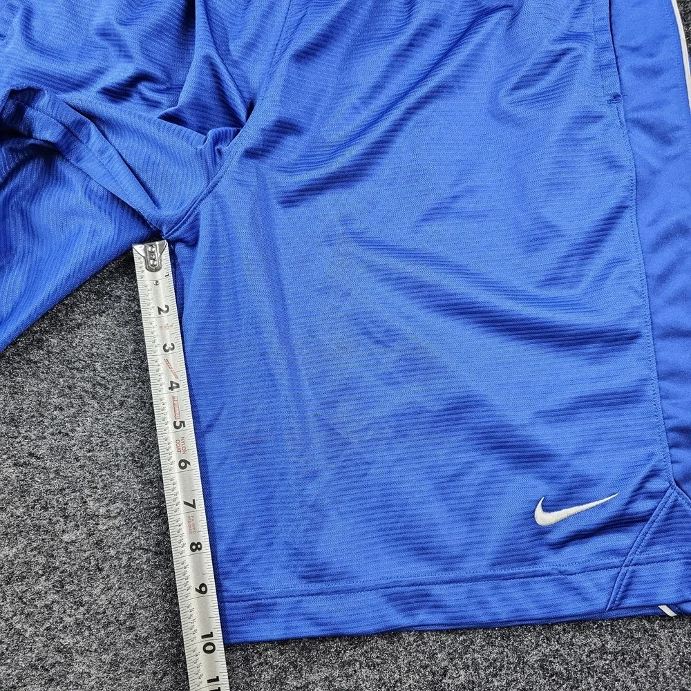 Nike Dri-FIT Basketball Shorts Men's Large Blue Athletic Training Drawstring